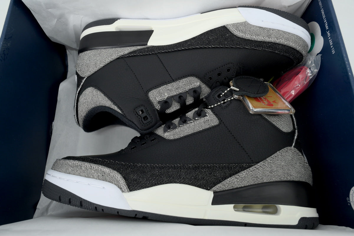 Levi's x Air Jordan 3 Retro SP Black Denim