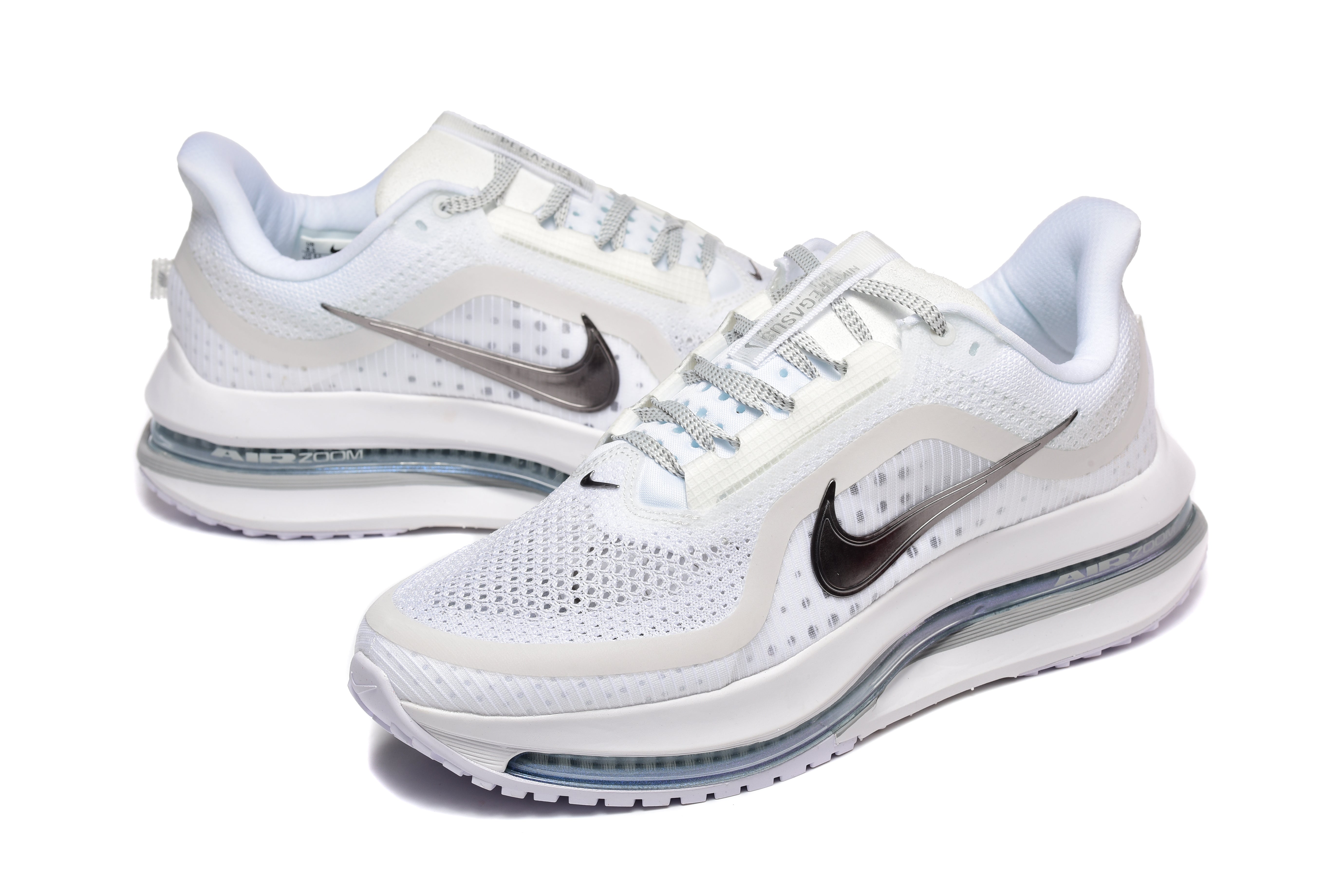 Nike Pegasus Premium Shoes White Metallic Silver