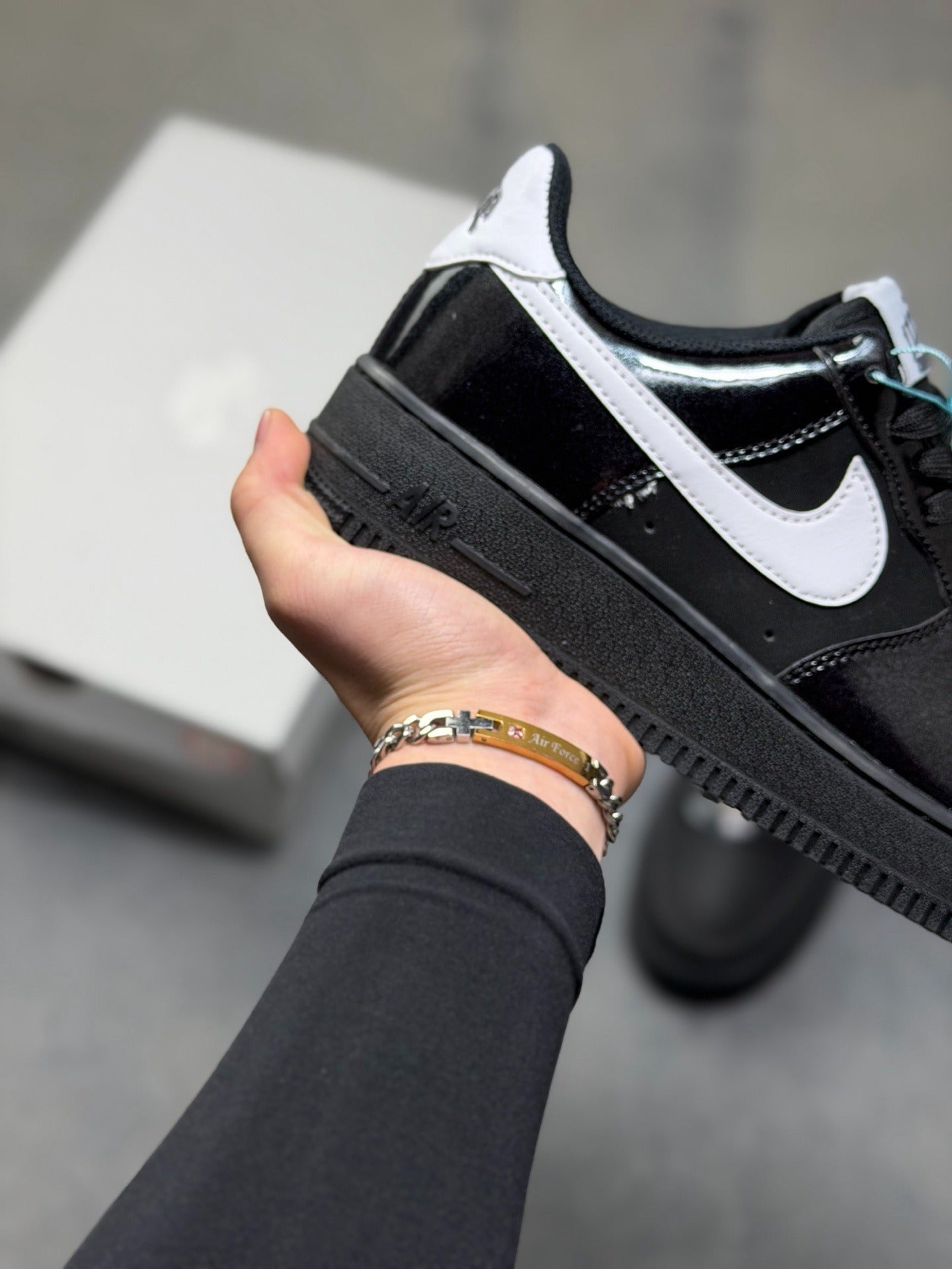 Nike Air Force 1 '07 Low Black Patent