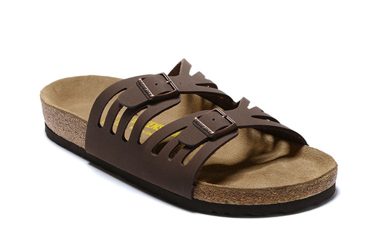 Birkenstock Gran Canaria Birko-Flor Sandals - Mocha