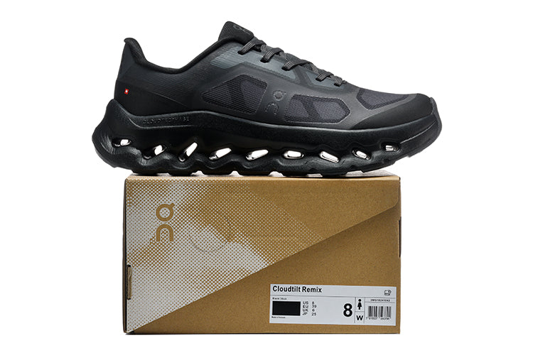 On Cloudtilt Remix Shoes Triple Black