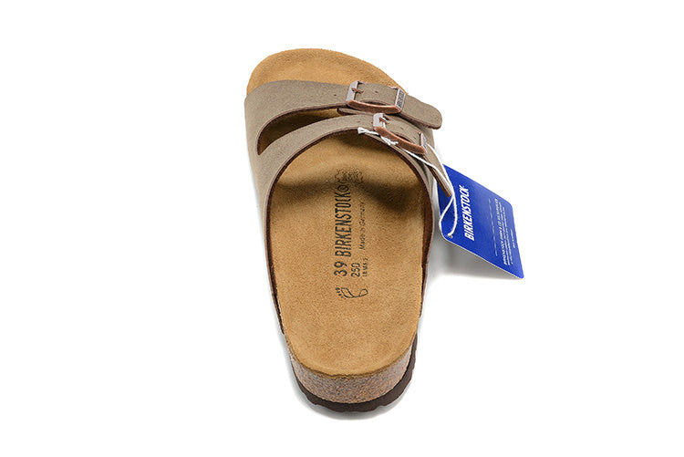 Birkenstock Arizona Birkibuc Sandals - Mocha