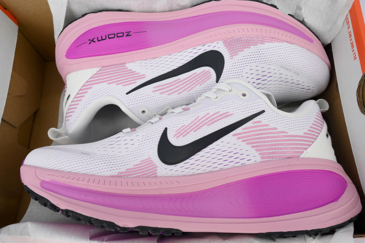 Nike Vomero 18 Running Shoes - White/Pink Rise