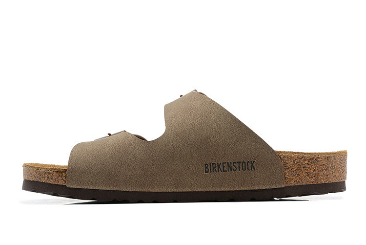 Birkenstock Arizona Birkibuc Sandals - Mocha