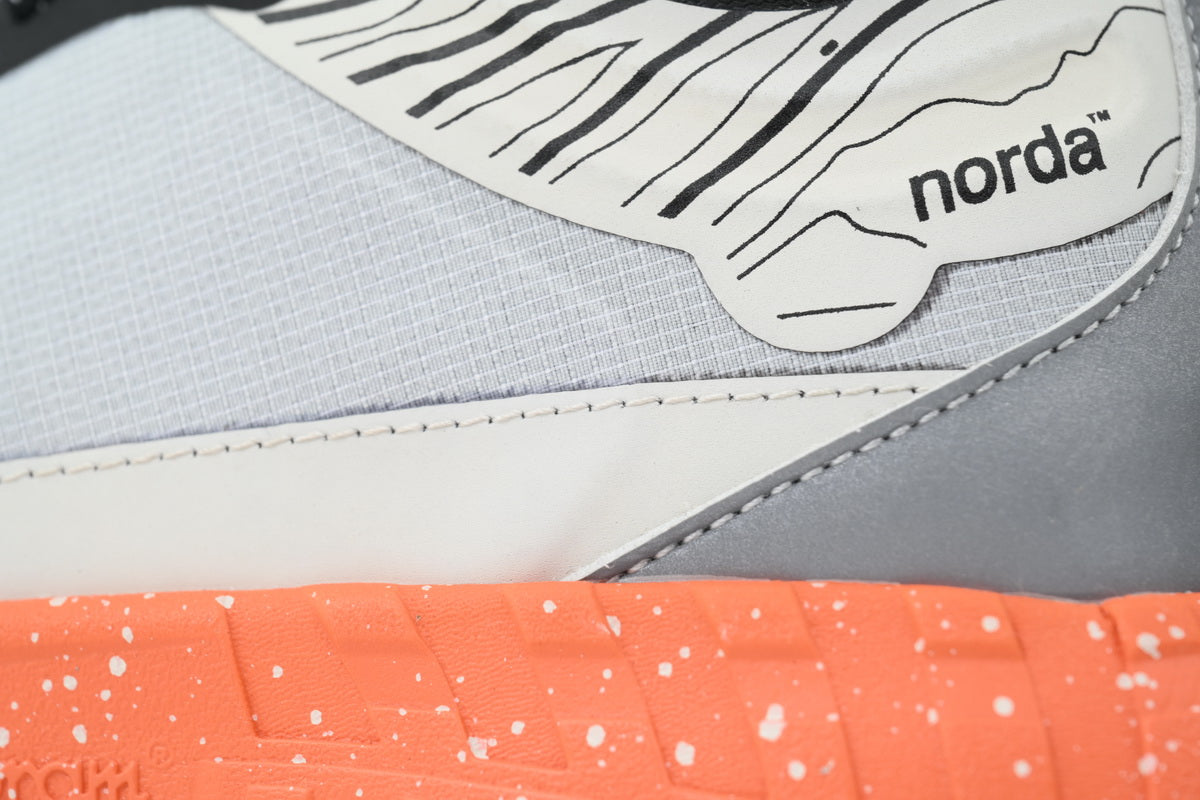 Norda 001 G+ Spike Winter Trail Running Shoes "Grey / Orange"