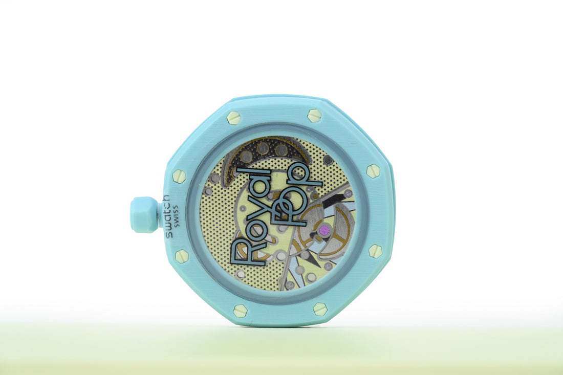 Swatch x Audemars Piguet Royal Pop "Blaue Acht" Watch