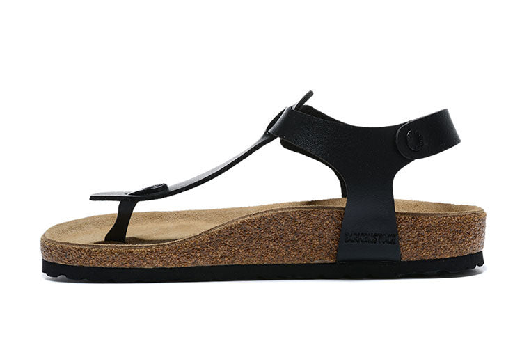 Birkenstock Kairo Leather Sandals - Black