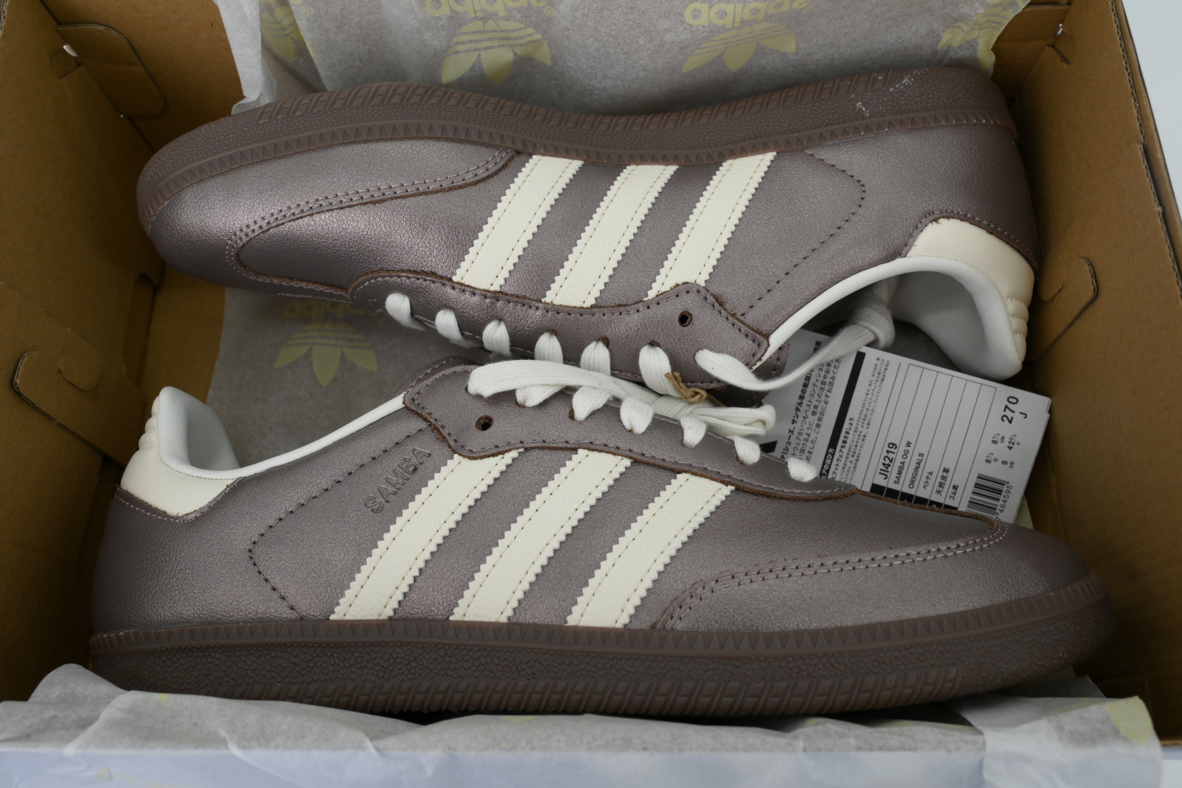 adidas Samba OG Metallic Purple White Women's