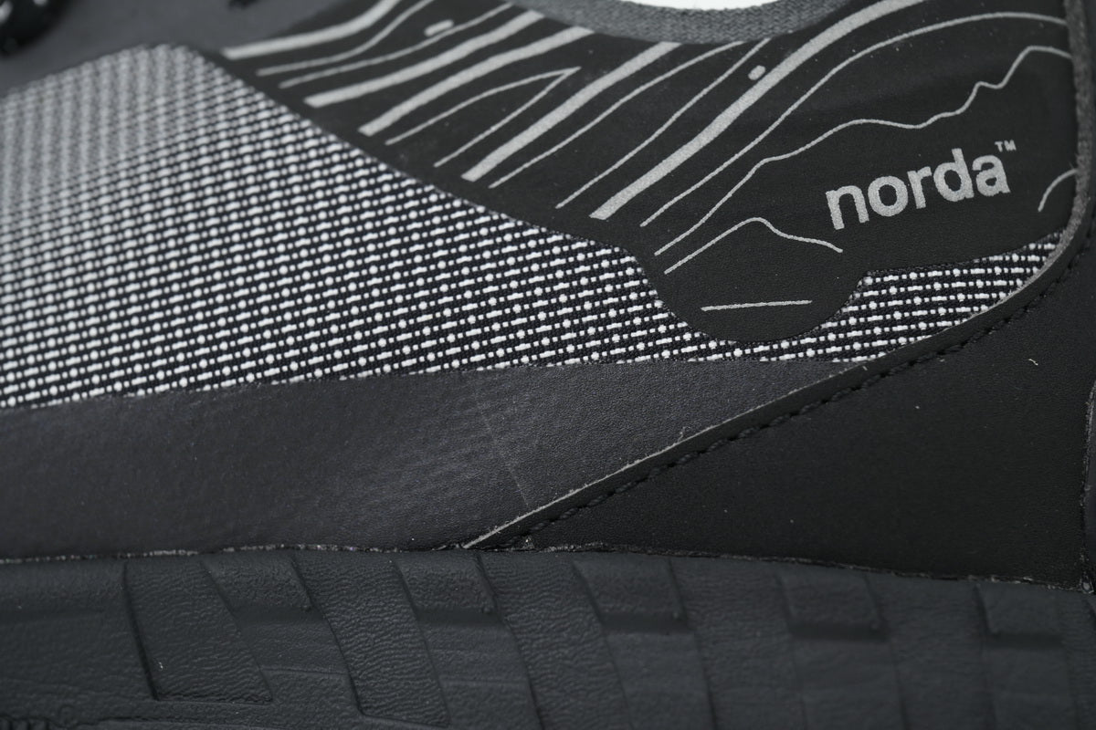Norda 001 G+ Spike Winter Trail Running Shoes "All-Black / Charcoal"