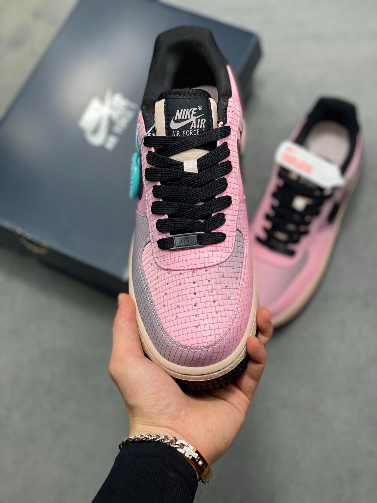 Nike Air Force 1 '07 Low "Pink Grid Ripstop"