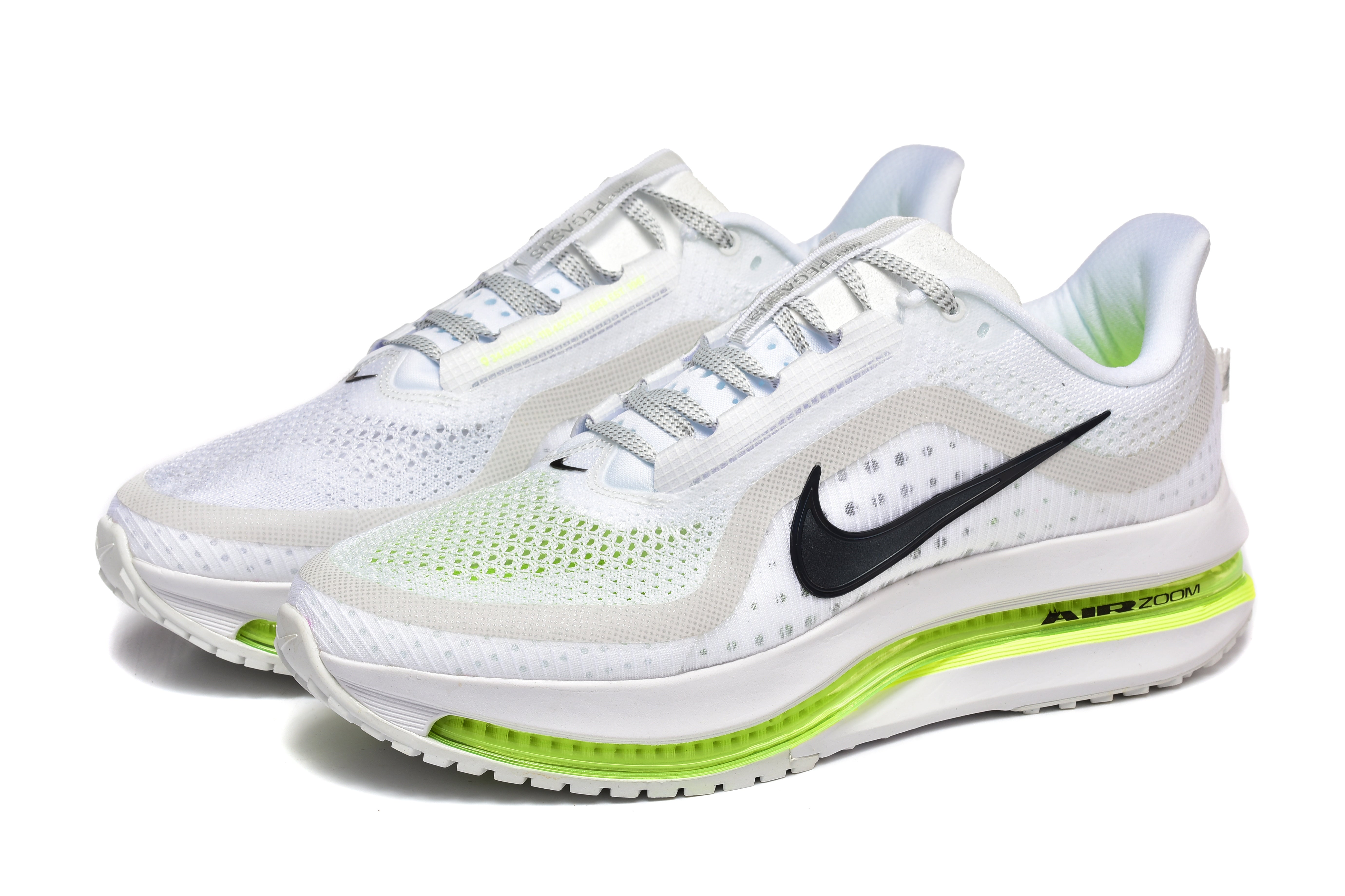 Nike Pegasus Premium Shoes White Volt Black