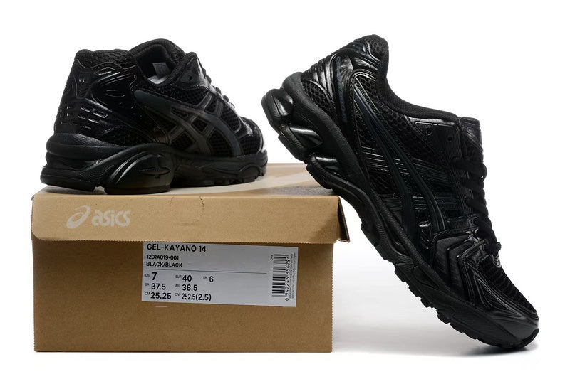 ASICS GEL-KAYANO 14 "Black/Black" Triple Black