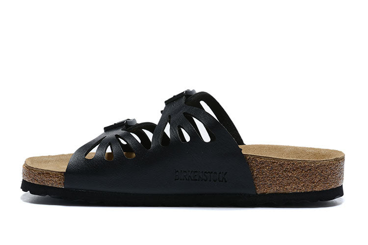 Birkenstock Gran Canaria Birko-Flor Sandals - Black