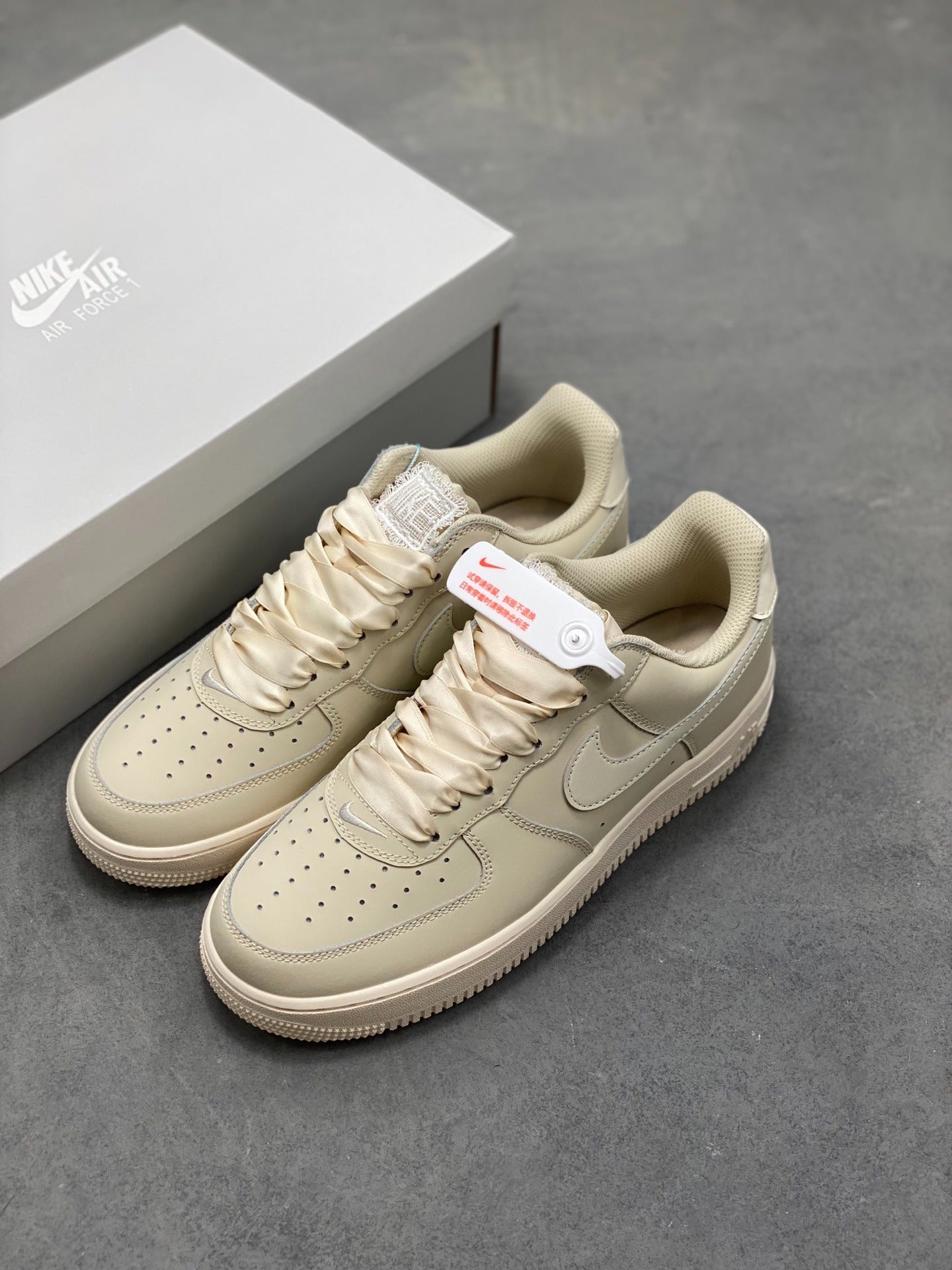 Nike Air Force 1 '07 Low "Sail Cream Satin Ribbon"