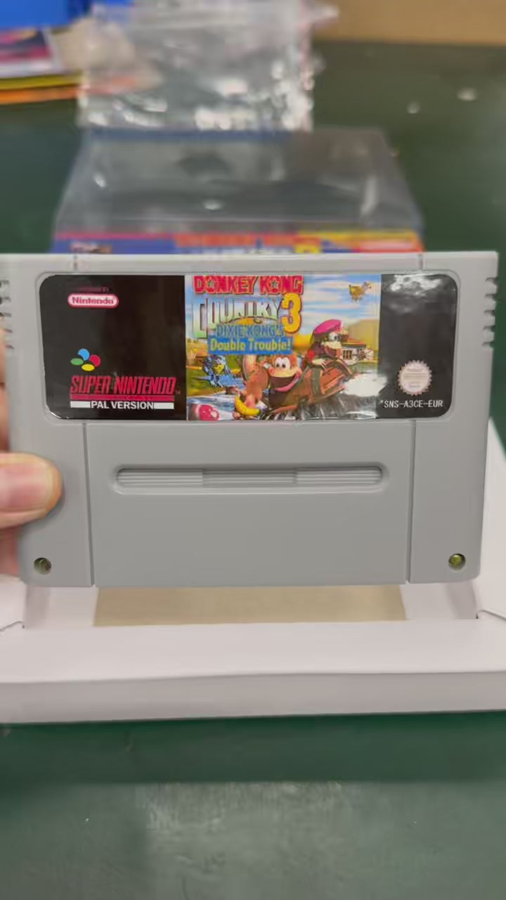 Donkey Kong Country 3 Dixie Kong's Double Trouble! SNES PAL Game (Complete in Box)