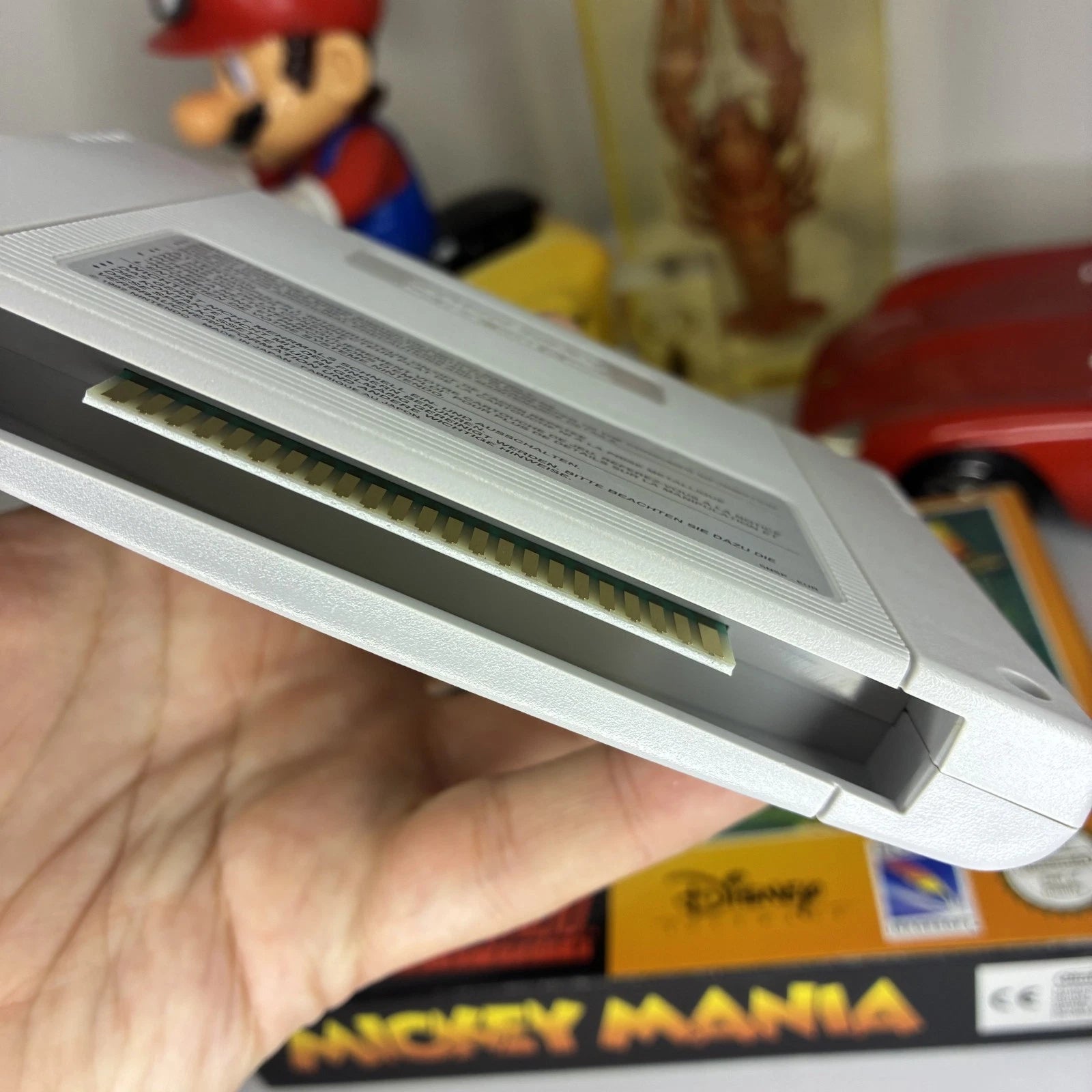 Mickey Mania SNES Super Nintendo PAL EUR Video Game Cartridge with Box
