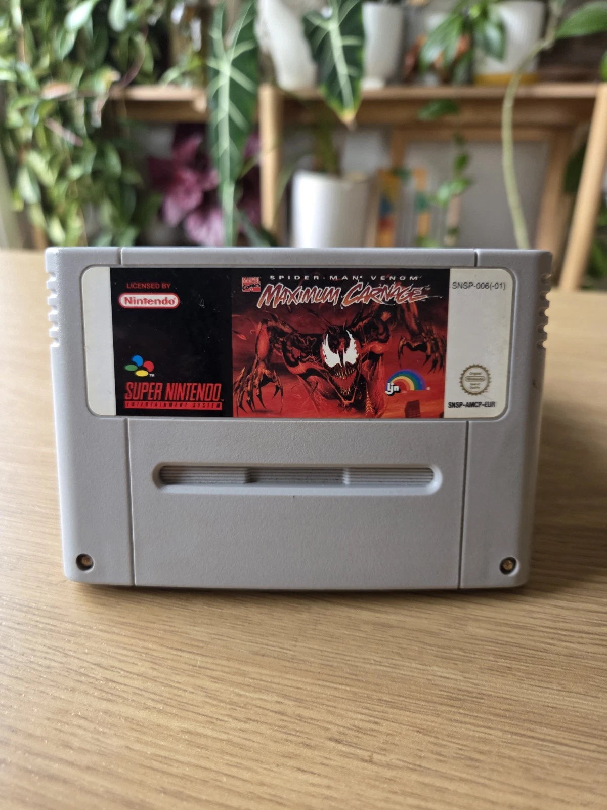 Spider-Man Venom  Maximum Carnage SNES Super Nintendo PAL EUR Video Game Cartridge |Cart Only|