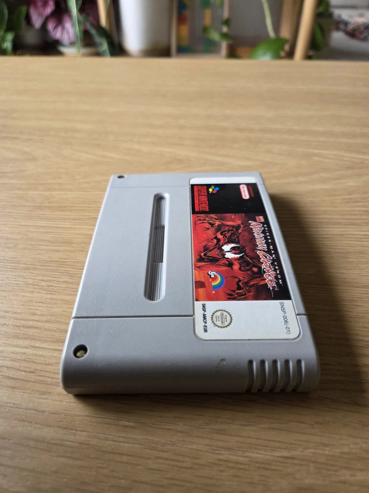 Spider-Man Venom  Maximum Carnage SNES Super Nintendo PAL EUR Video Game Cartridge |Cart Only|