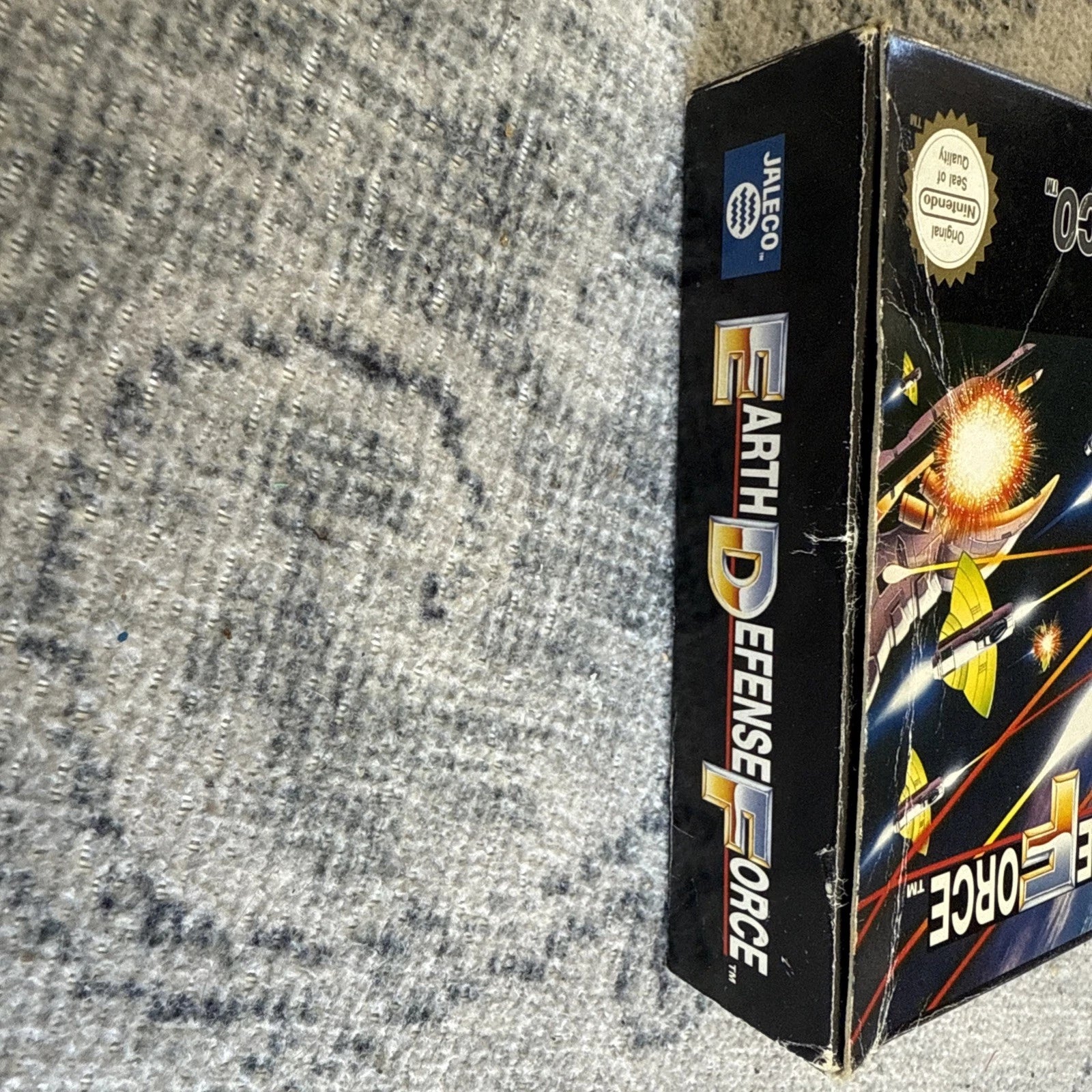 Earth Defence Force SNES Super Nintendo PAL EUR Video Game Cartridge with Box