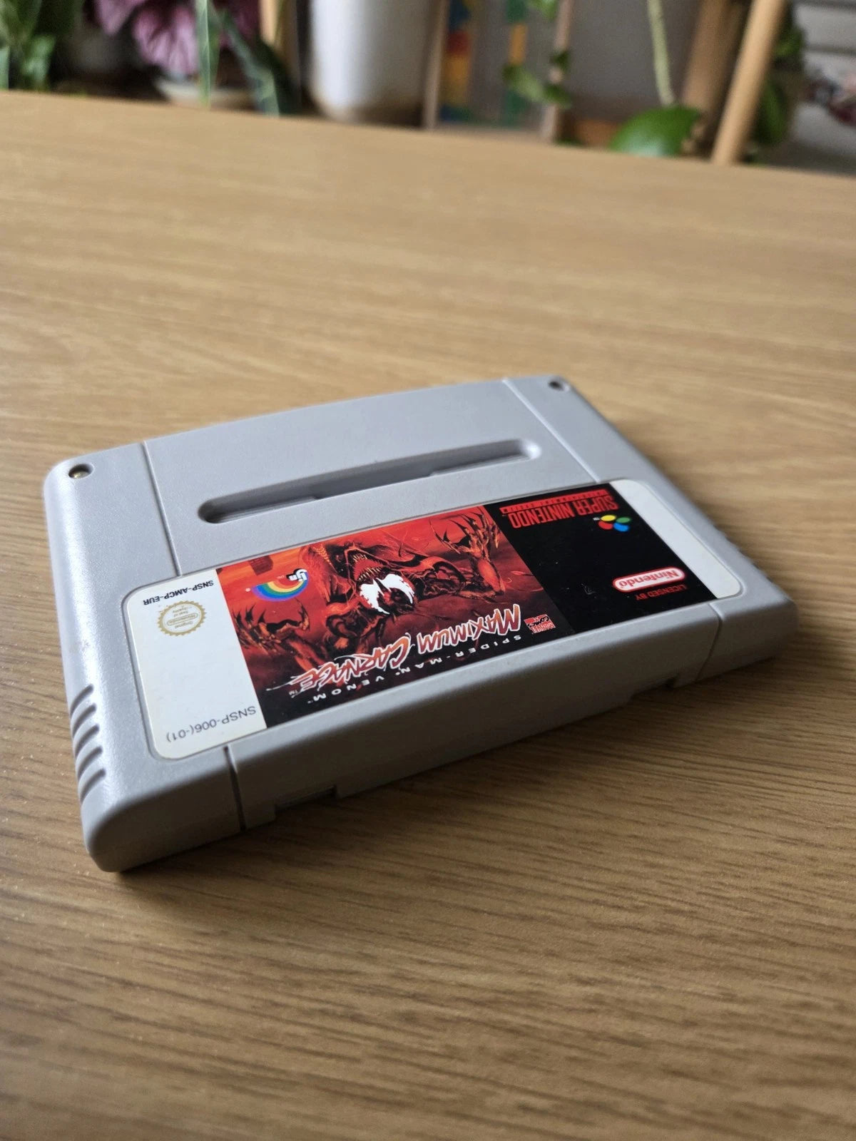 Spider-Man Venom  Maximum Carnage SNES Super Nintendo PAL EUR Video Game Cartridge |Cart Only|