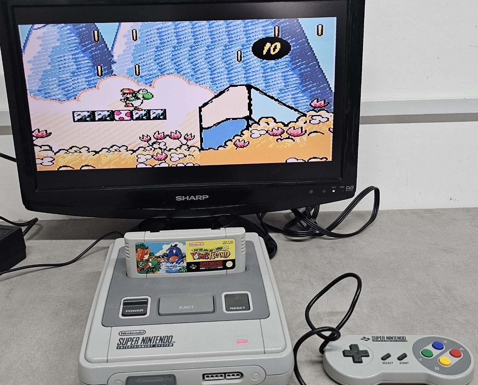 Super Mario World 2 Yoshi's Island SNES Cartridge (PAL UKV) – Tested, New Battery