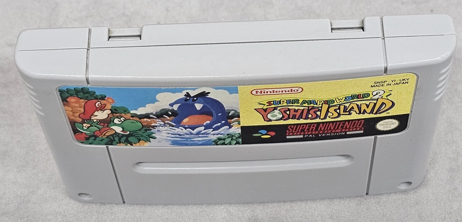 Super Mario World 2 Yoshi's Island SNES Cartridge (PAL UKV) – Tested, New Battery