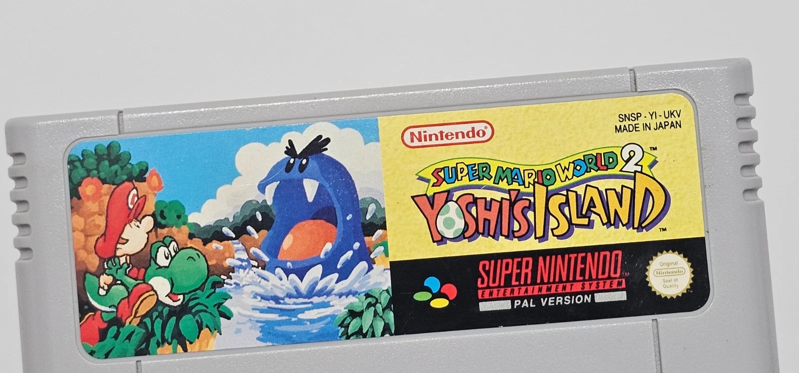 Super Mario World 2 Yoshi's Island SNES Cartridge (PAL UKV) – Tested, New Battery