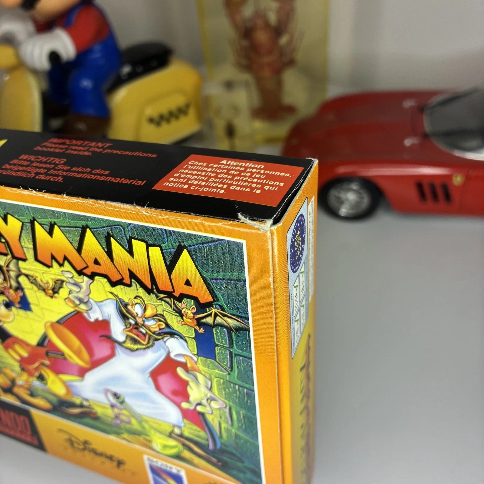 Mickey Mania SNES Super Nintendo PAL EUR Video Game Cartridge with Box