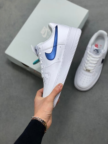 Nike Air Force 1 '07 Low "White/Metallic Blue"