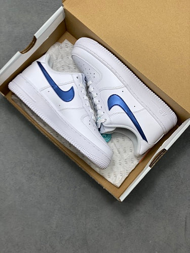 Nike Air Force 1 '07 Low "White/Metallic Blue"